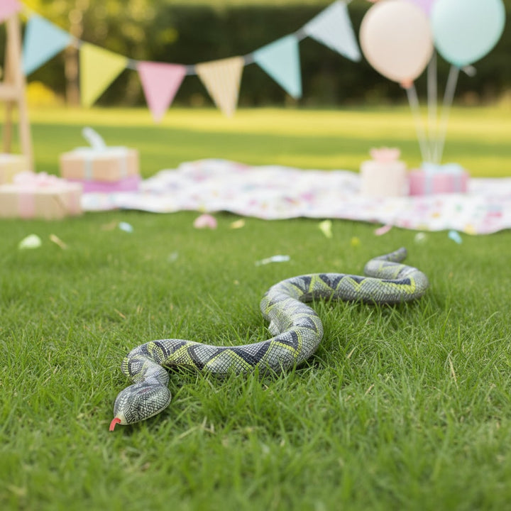 Halloween Inflatable Snake Prop for Outdoor Garden Yard Party Decoration