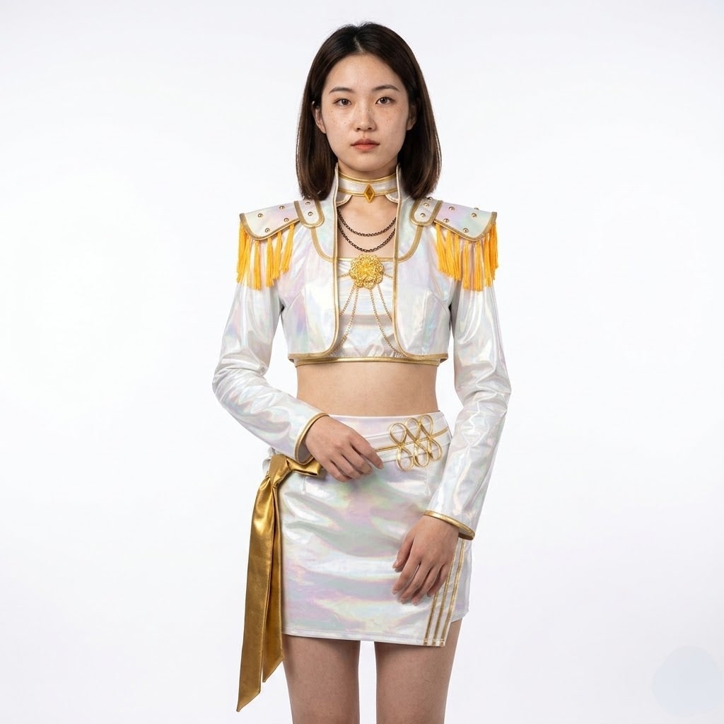Halloween K-Pop Stage Maid Outfit Cosplay Costume