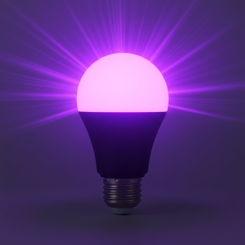 Halloween LED Blacklight Bulb with E27 Screw Base for Party Decoration and Haunted House Effects