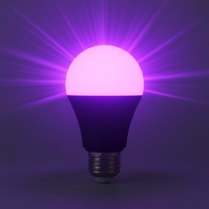 Halloween LED Blacklight Bulb with E27 Screw Base for Party Decoration and Haunted House Effects