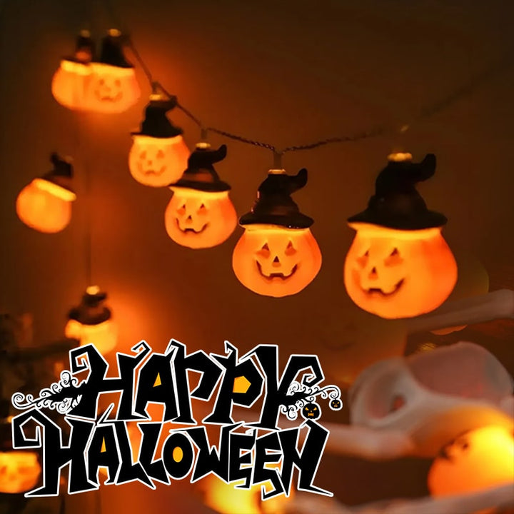 Halloween LED String Lights Battery Operated Outdoor Decoration for Patio and Party