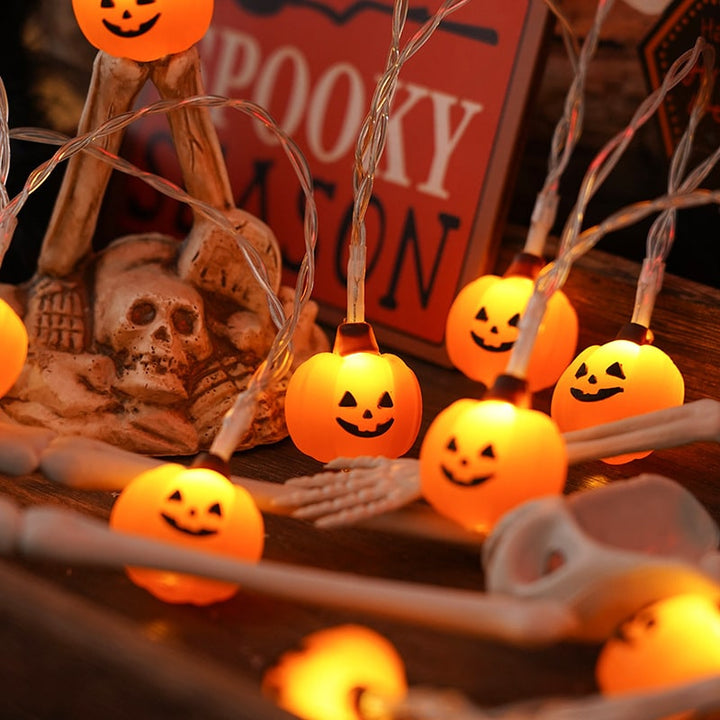 Halloween LED String Lights Battery Operated Outdoor Decoration for Patio and Party