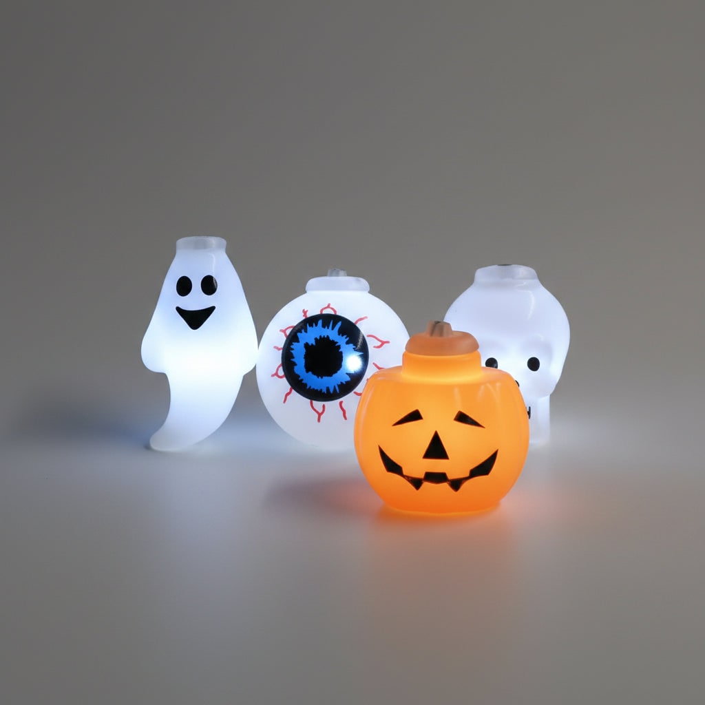 Halloween Outdoor String Lights with LED Battery Operated Novelty Covers for Patio Party Decoration