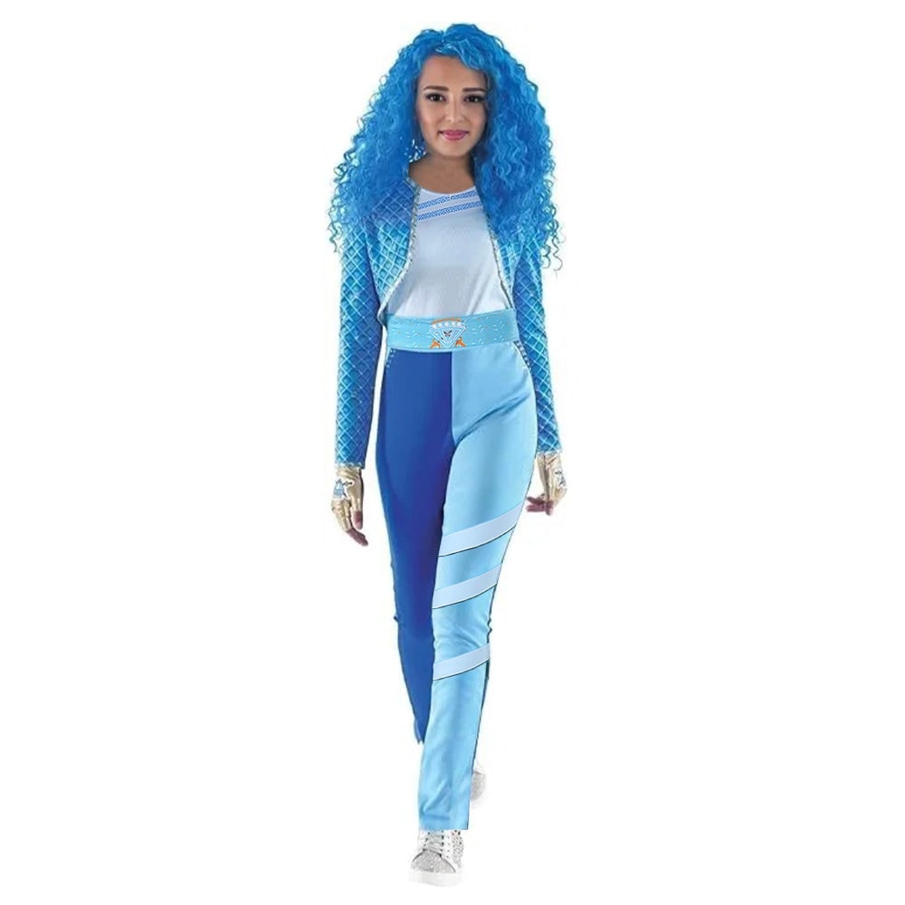 Halloween Police Officer Cosplay Costume with Cropped Jacket and Satin Choker