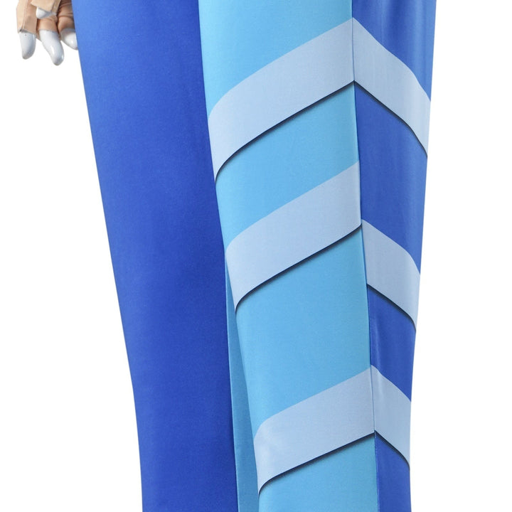 Halloween Police Officer Cosplay Costume with Cropped Jacket and Satin Choker
