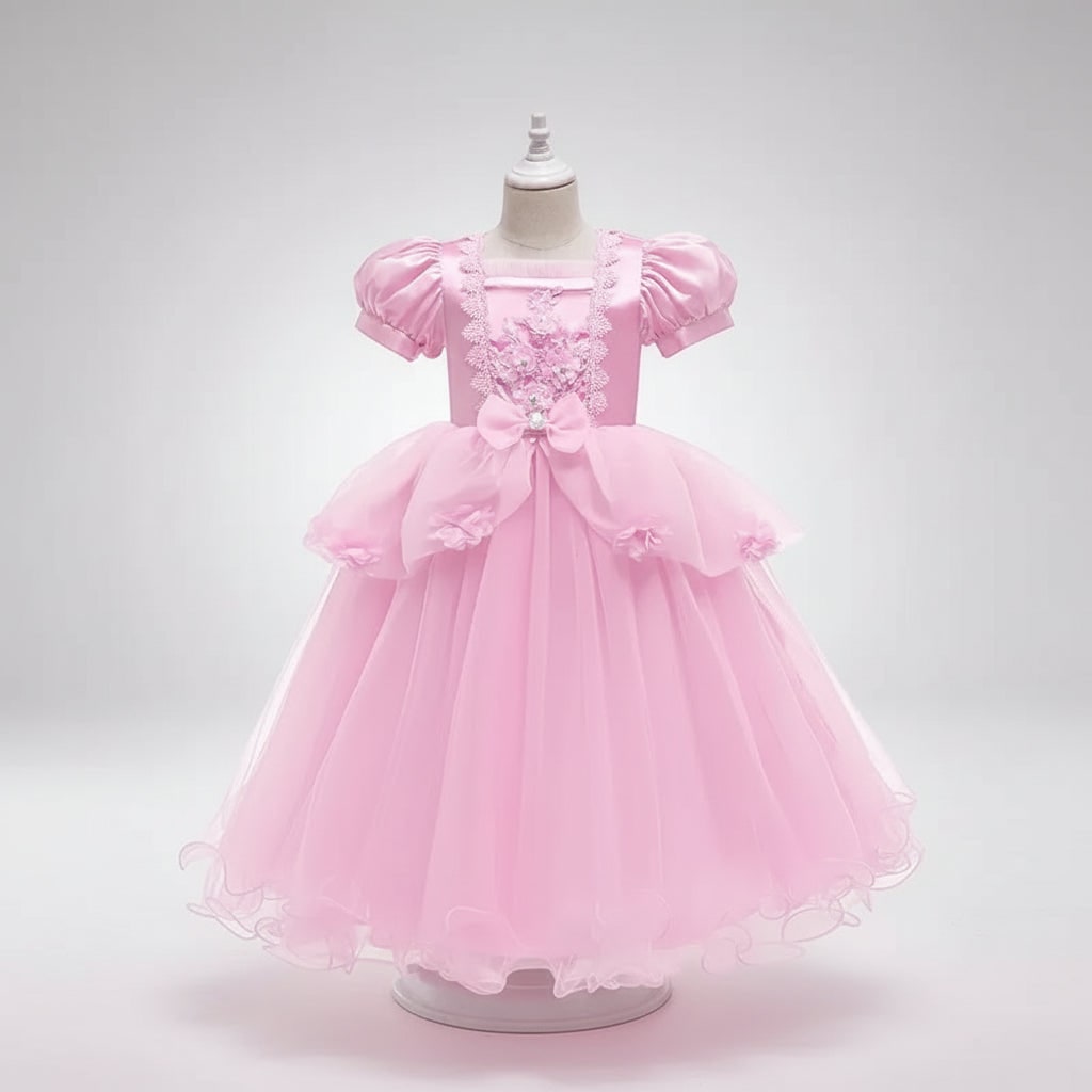 Halloween Princess Costume Dress with Tiara and Accessory Set Cat Woman