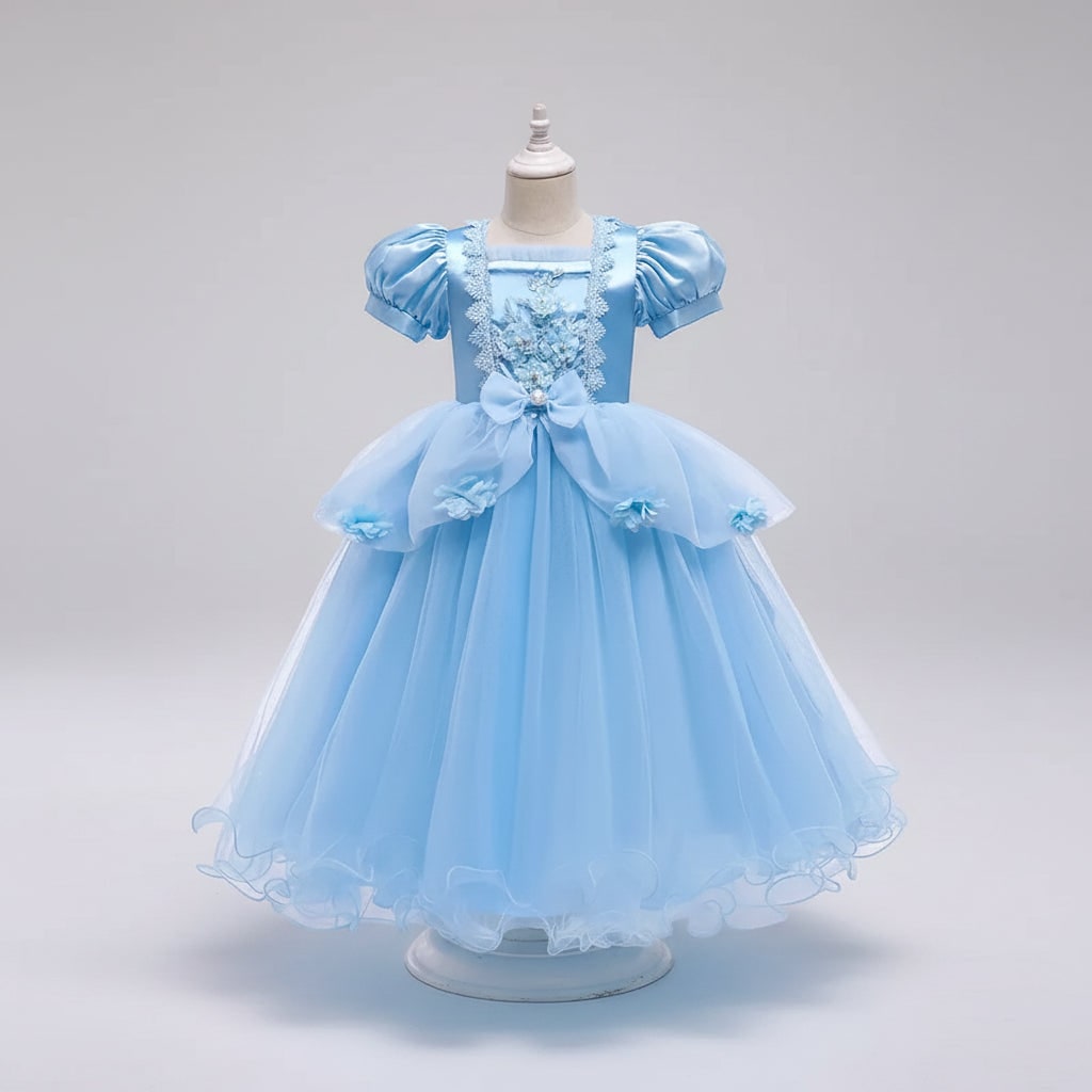 Halloween Princess Costume Dress with Tiara and Accessory Set Cat Woman