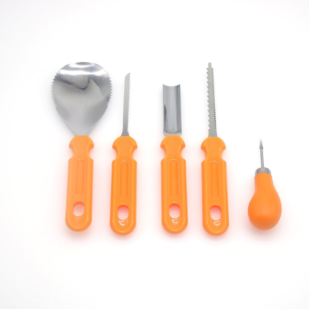 Halloween Pumpkin Carving Kit and Tools with Storage Case Stainless Steel Saw Blades