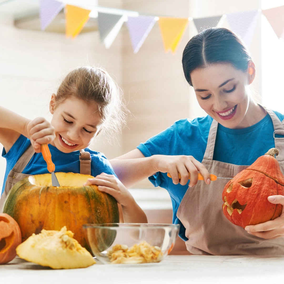 Halloween Pumpkin Carving Kit with Tools and Supplies 13-Piece Stainless Steel Saw and Sculpting Set