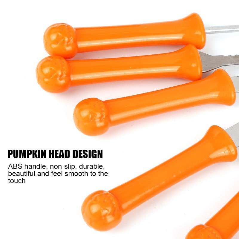 Halloween Pumpkin Carving Kit with Tools and Supplies Eight-Piece Stainless Steel Set