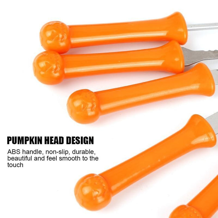 Halloween Pumpkin Carving Kit with Tools and Supplies Eight-Piece Stainless Steel Set