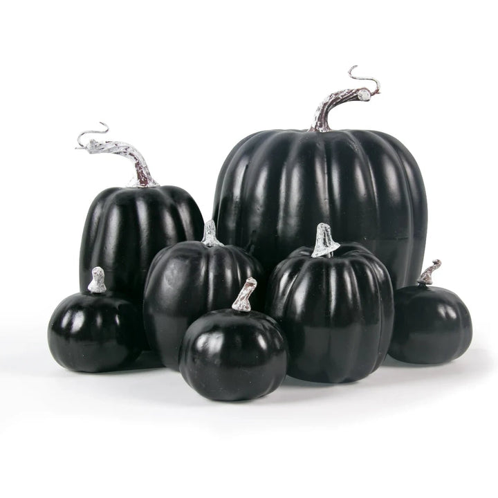 Halloween Pumpkin Decor Set of 7 Decorative with Lightweight Foam Construction for Autumn Home