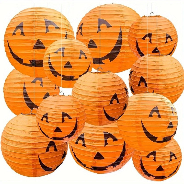 Halloween Pumpkin Paper Lanterns with Jack O&
