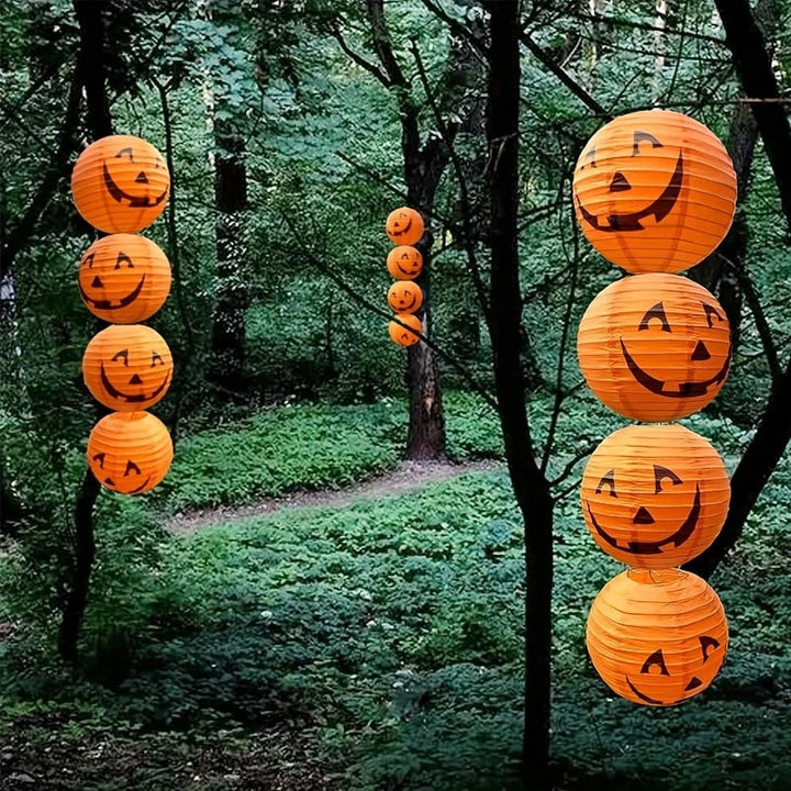 Halloween Pumpkin Paper Lanterns with Jack O&