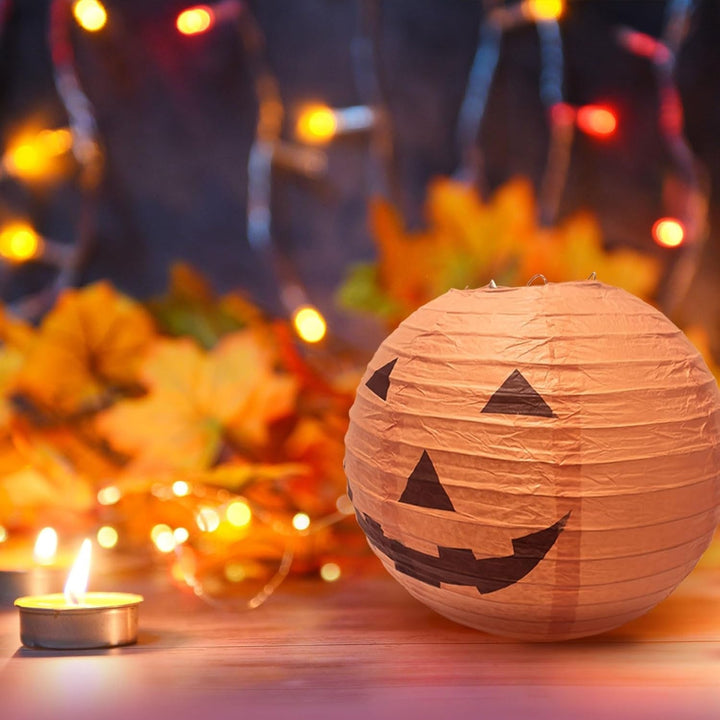Halloween Pumpkin Paper Lanterns with Jack O&