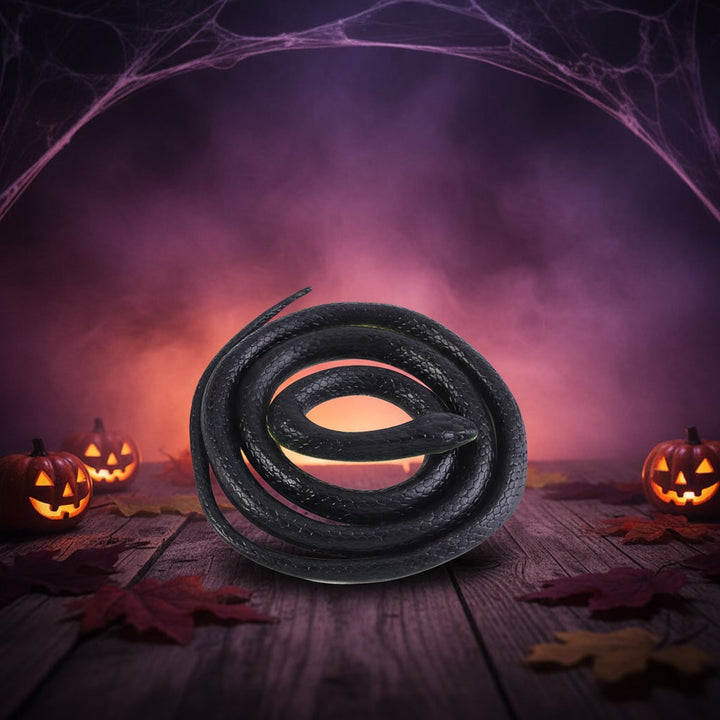 Halloween Realistic Rubber Toy Snake Prank Decoration Flexible 51 Inch Fidget
