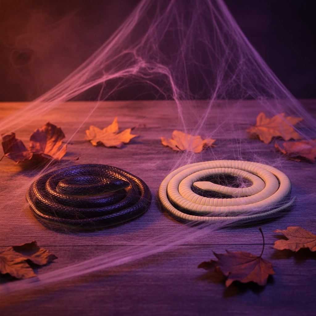 Halloween Realistic Rubber Toy Snake Prank Decoration Flexible 51 Inch Fidget