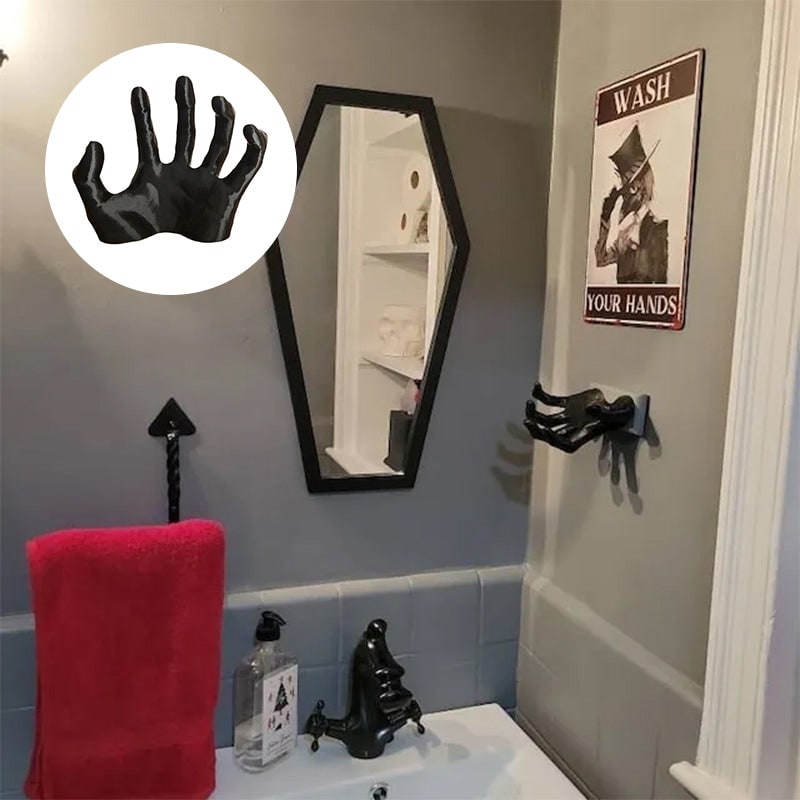 Halloween Scary Hand Wall Hook Coat Hanger for Keys and Jewelry Chain Holder