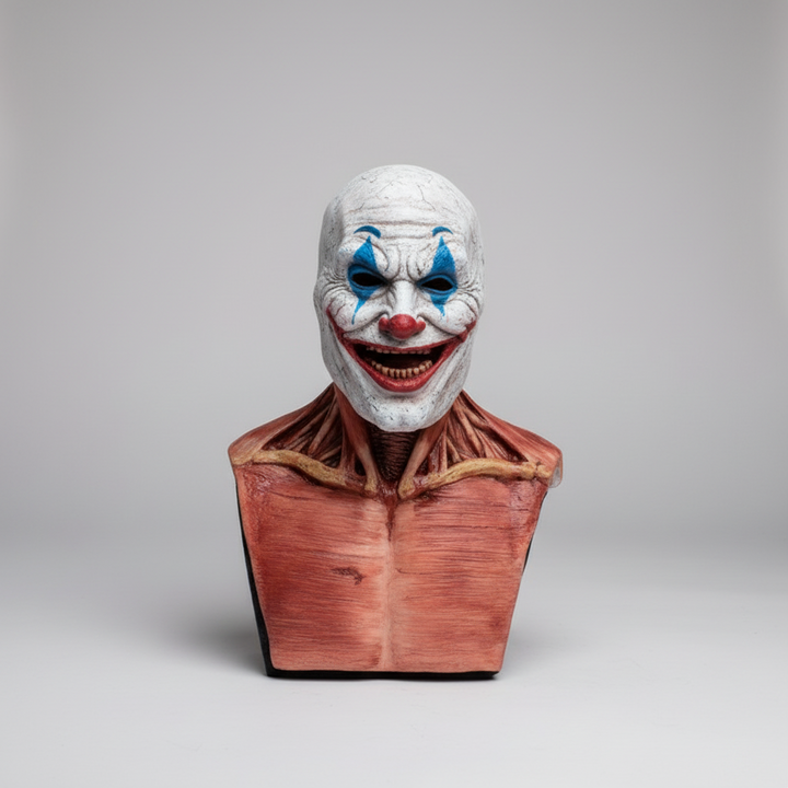 Halloween Scary Realistic Costume Mask with Peel-Off Double Layer and Skull Design