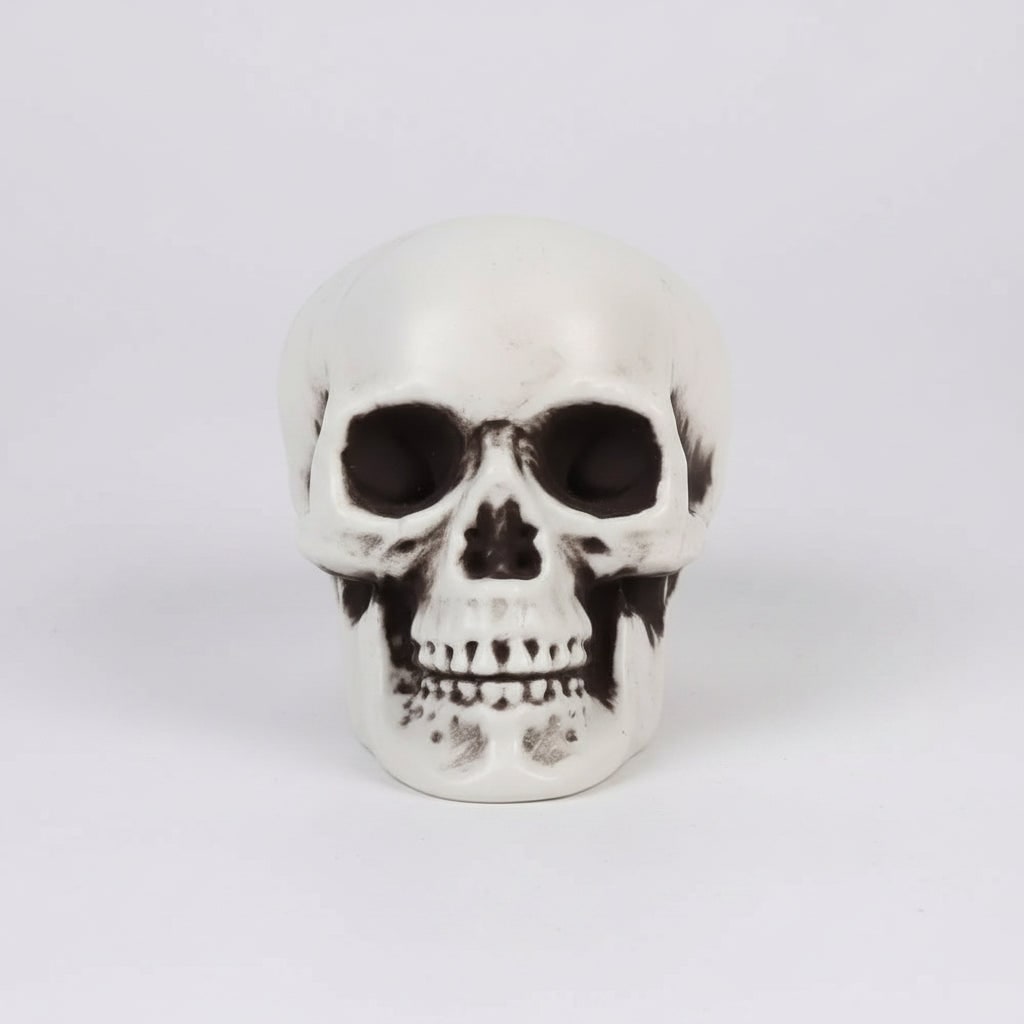 Halloween Skull Decor Mini Plastic Sugar Decorations Set of 10 Pieces for Party and Haunted House