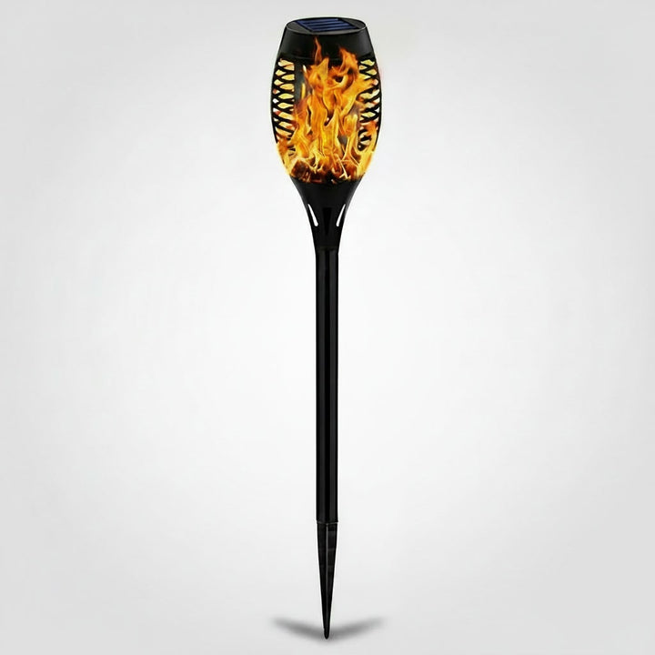 Halloween Solar Torch Lights with Flickering Flame Effect for Outdoor Yard Decoration