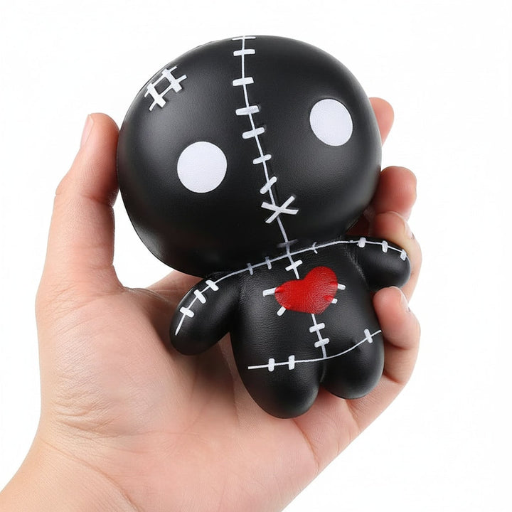 Halloween Squishy Toy Stress Relief Balls with Slow Rising Foam Voodoo Doll Design Banana