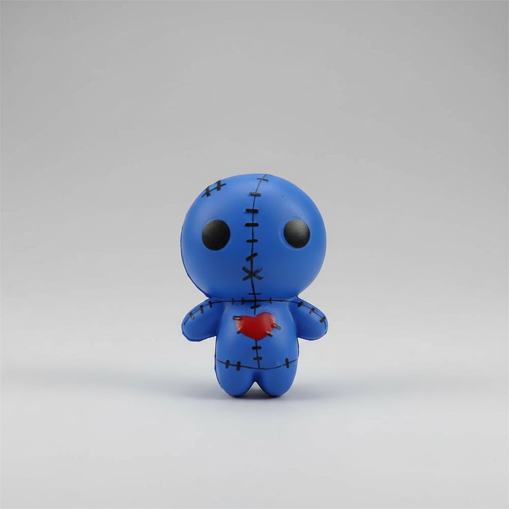 Halloween Squishy Toy Stress Relief Balls with Slow Rising Foam Voodoo Doll Design Banana