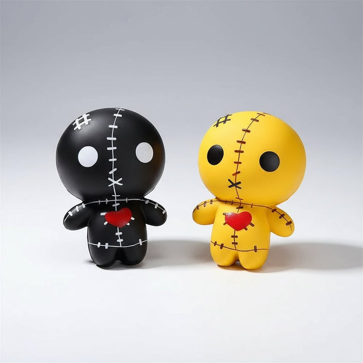 Halloween Squishy Toy Stress Relief Balls with Slow Rising Foam Voodoo Doll Design Banana