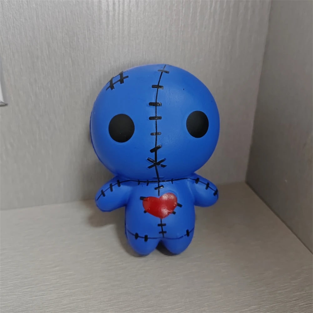Halloween Squishy Toy Stress Relief Slow Rising Voodoo Doll Squeeze for Party Favors Bao Bun