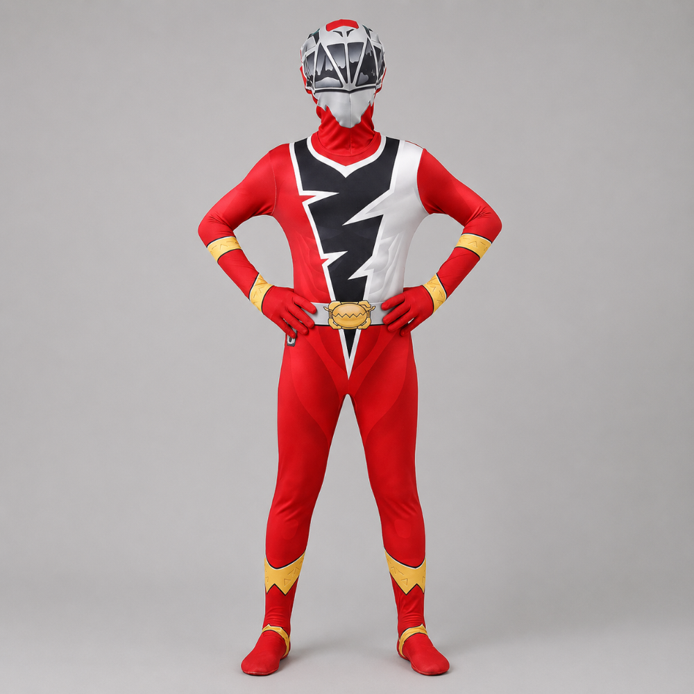 Halloween Superhero Costume Jumpsuit with Lightning Bolt Design Childrens Outfits