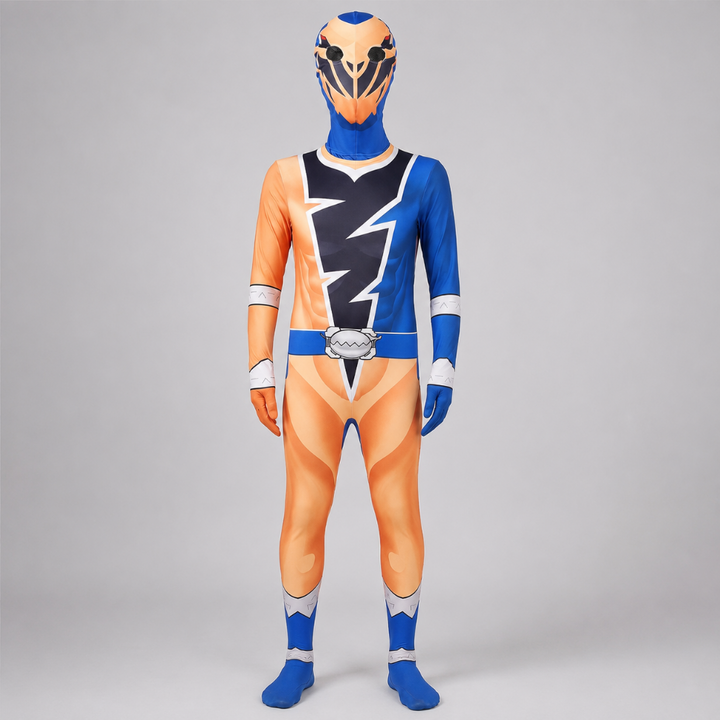 Halloween Superhero Costume Jumpsuit with Lightning Bolt Design Childrens Outfits