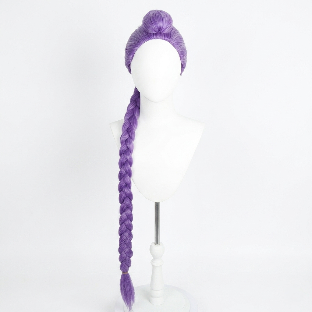 Halloween Synthetic Hair Wig Costume with Braided and Styles for Dress Up Party Short