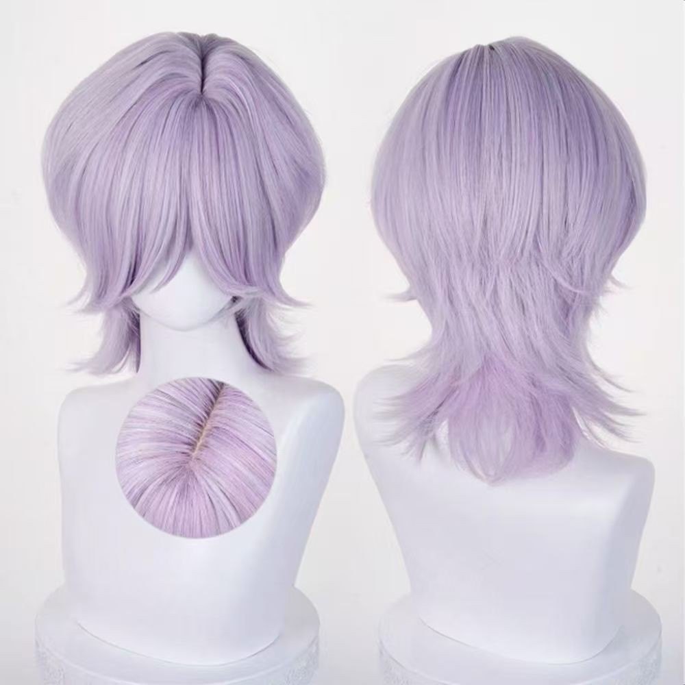 Halloween Synthetic Hair Wig Costume with Braided and Styles for Dress Up Party Short