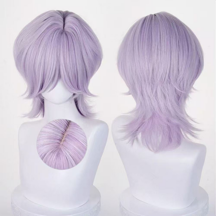 Halloween Synthetic Hair Wig Costume with Braided and Styles for Dress Up Party Short