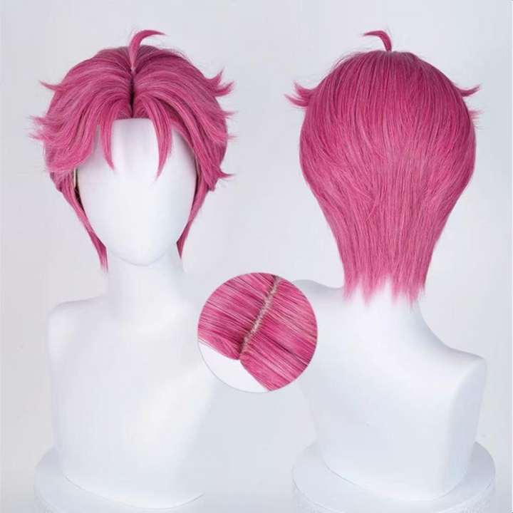 Halloween Synthetic Hair Wig Costume with Braided and Styles for Dress Up Party Short