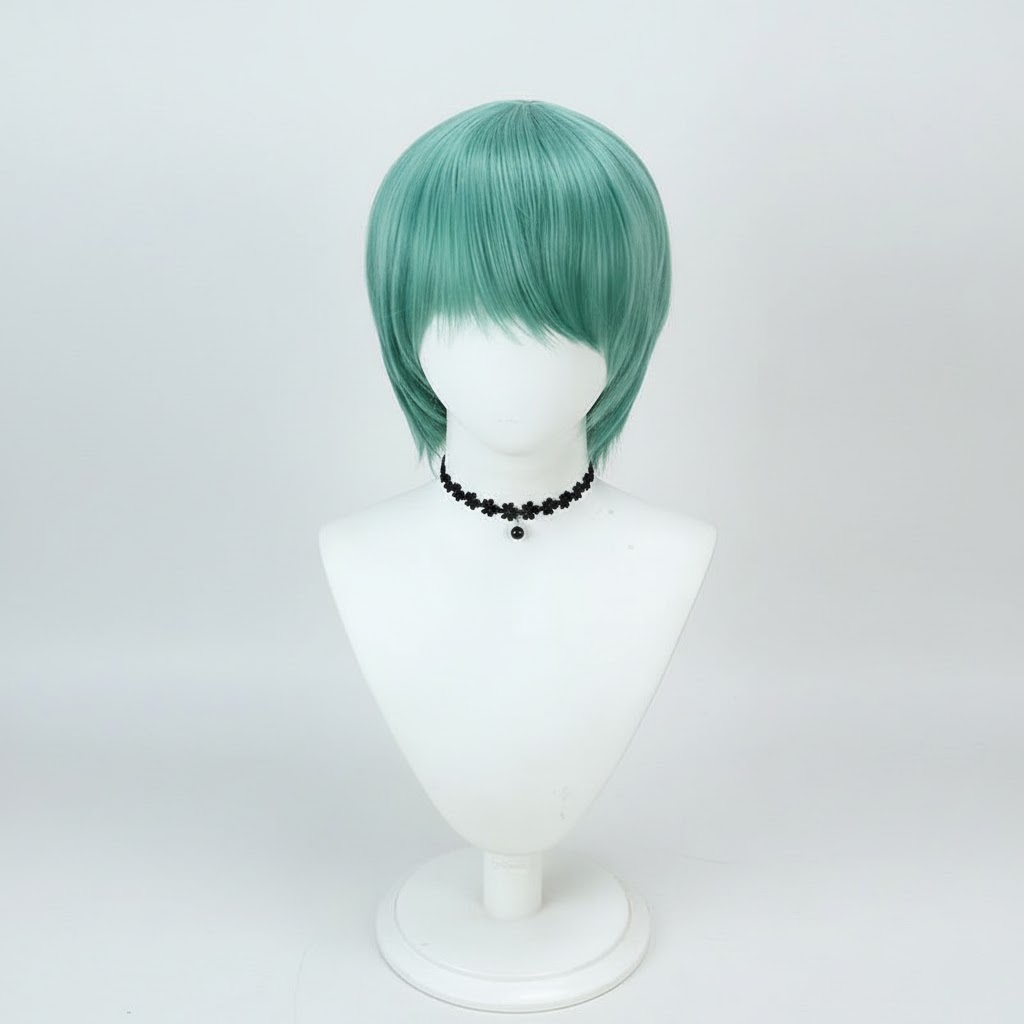 Halloween Synthetic Hair Wig Costume with Braided and Styles for Dress Up Party Short