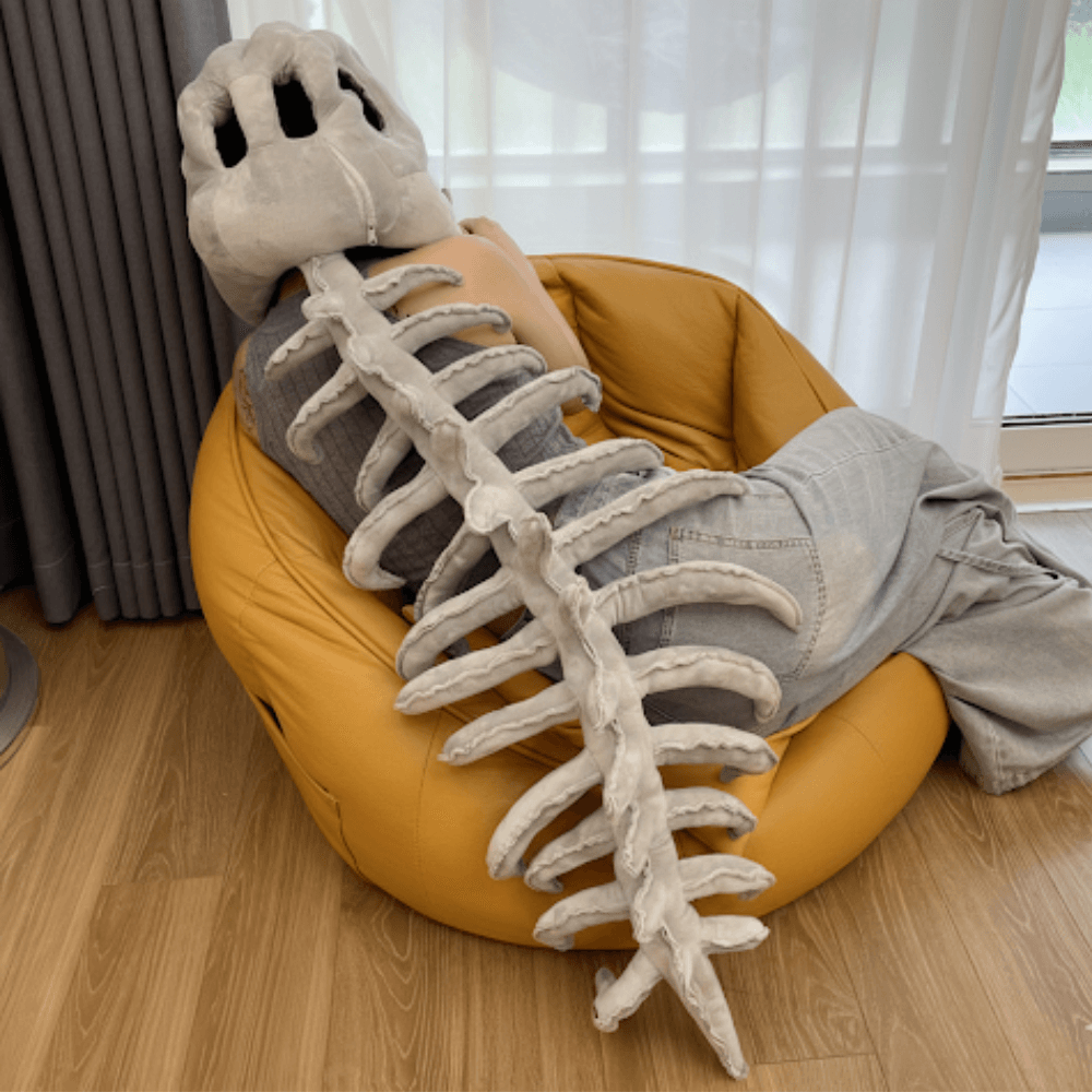 Halloween T Rex Dinosaur Skull Mask Costume and Inflatable Outfit