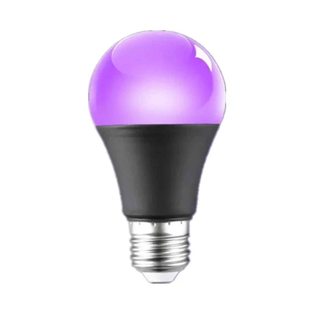 Halloween UV Blacklight Bulb LED A19 Screw Base for Party Decoration and Spooky Glow Effect