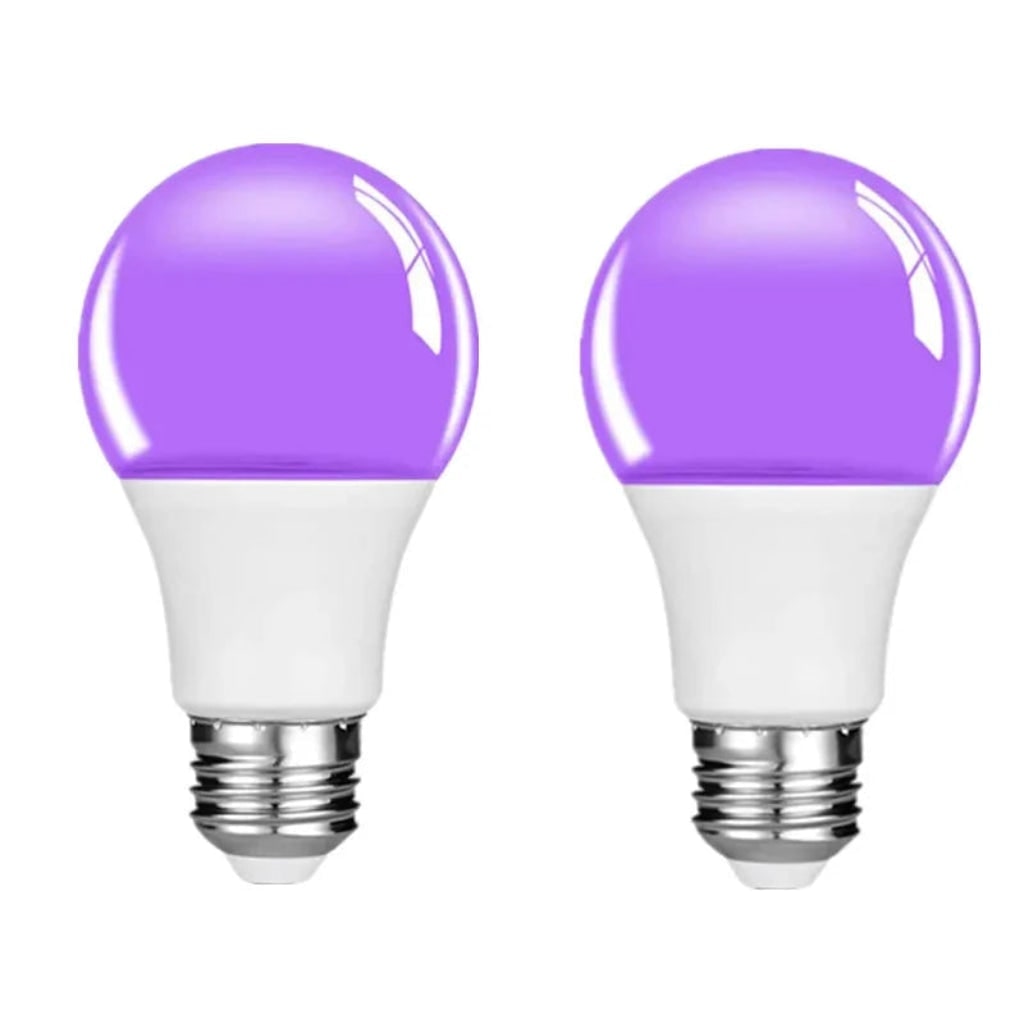 Halloween UV Blacklight Bulb LED A19 Screw Base for Party Decoration and Spooky Glow Effect