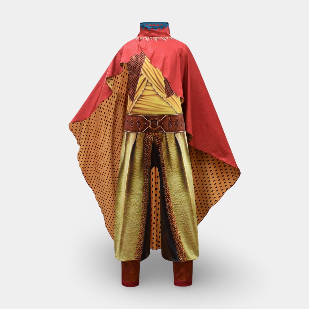 Halloween Warrior Princess Costume with Cape and for Party Dress-Up