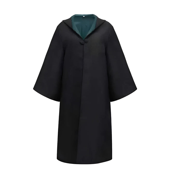 Halloween Wizard Costume Robe and Cloak with Hooded Design for Cosplay Party Outfit