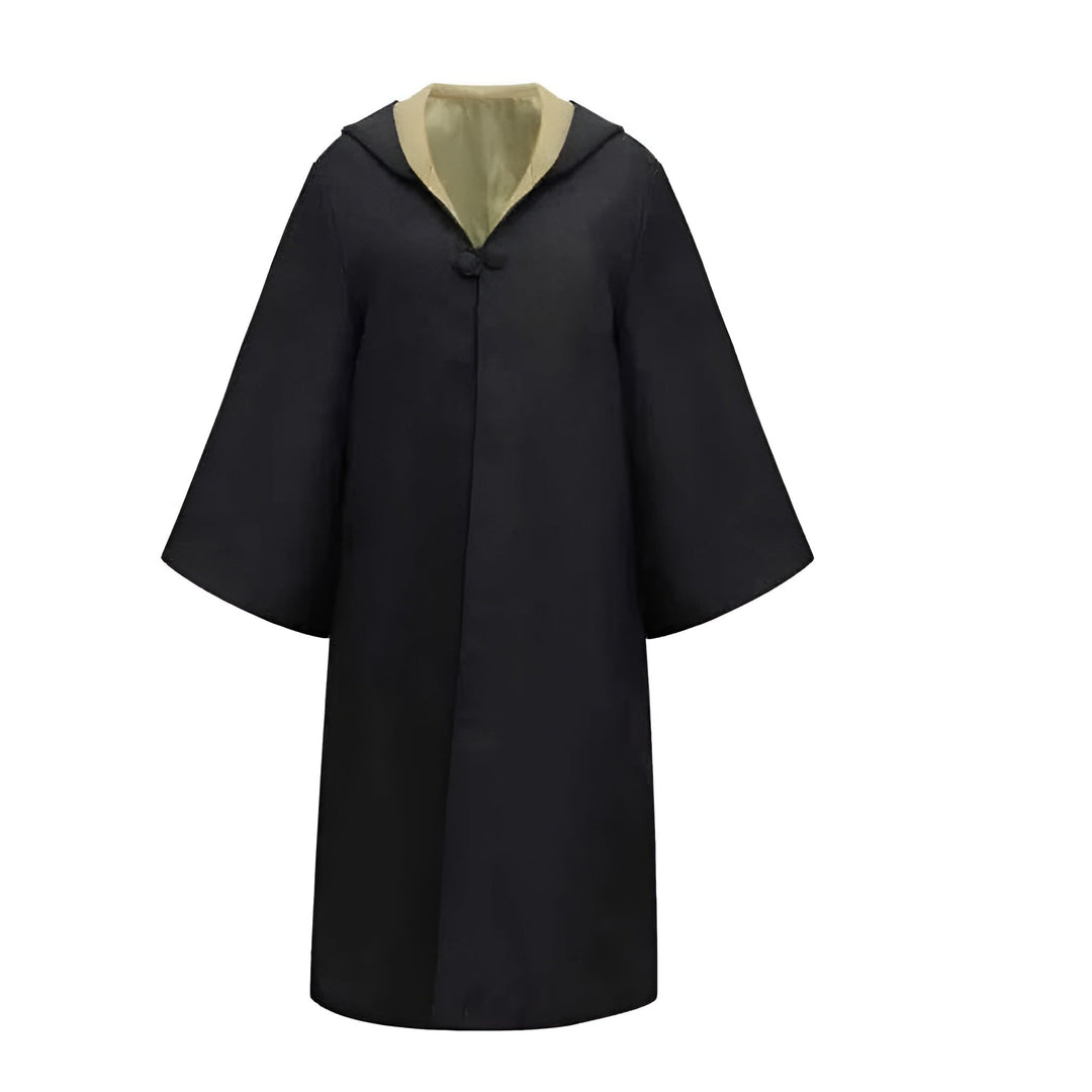 Halloween Wizard Costume Robe and Cloak with Hooded Design for Cosplay Party Outfit