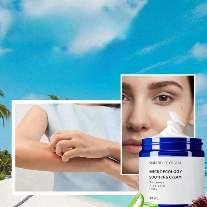 Eczema Relief Cream with Aloe Vera Oats Soothing Skin Moisturizer