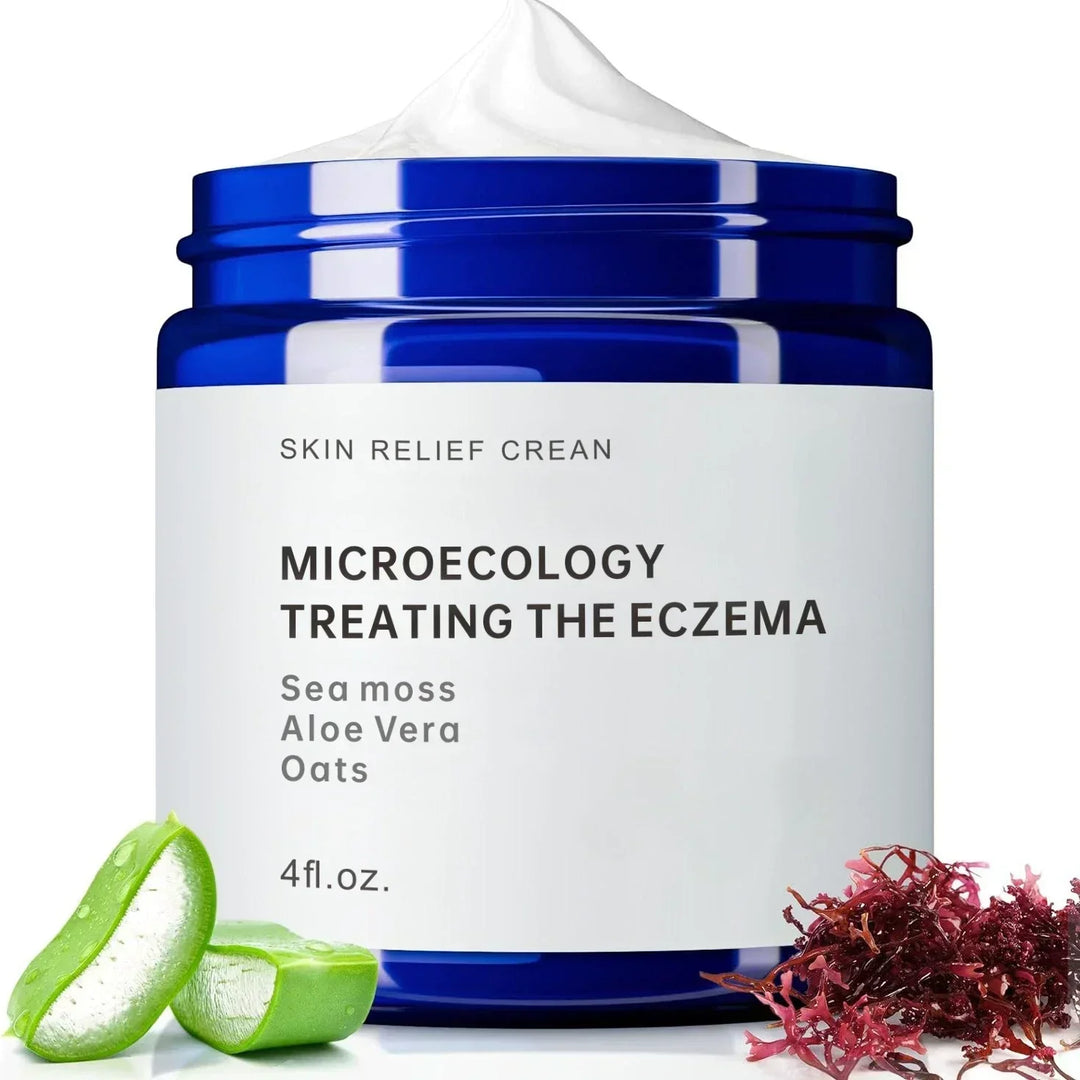 Eczema Relief Cream with Aloe Vera Oats Soothing Skin Moisturizer
