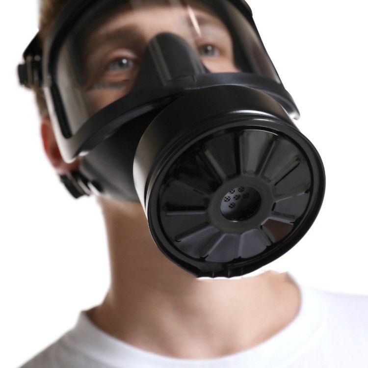NRBC Breathable Gas Mask Respirator Chemicals, Dust &amp; Spray Paint
