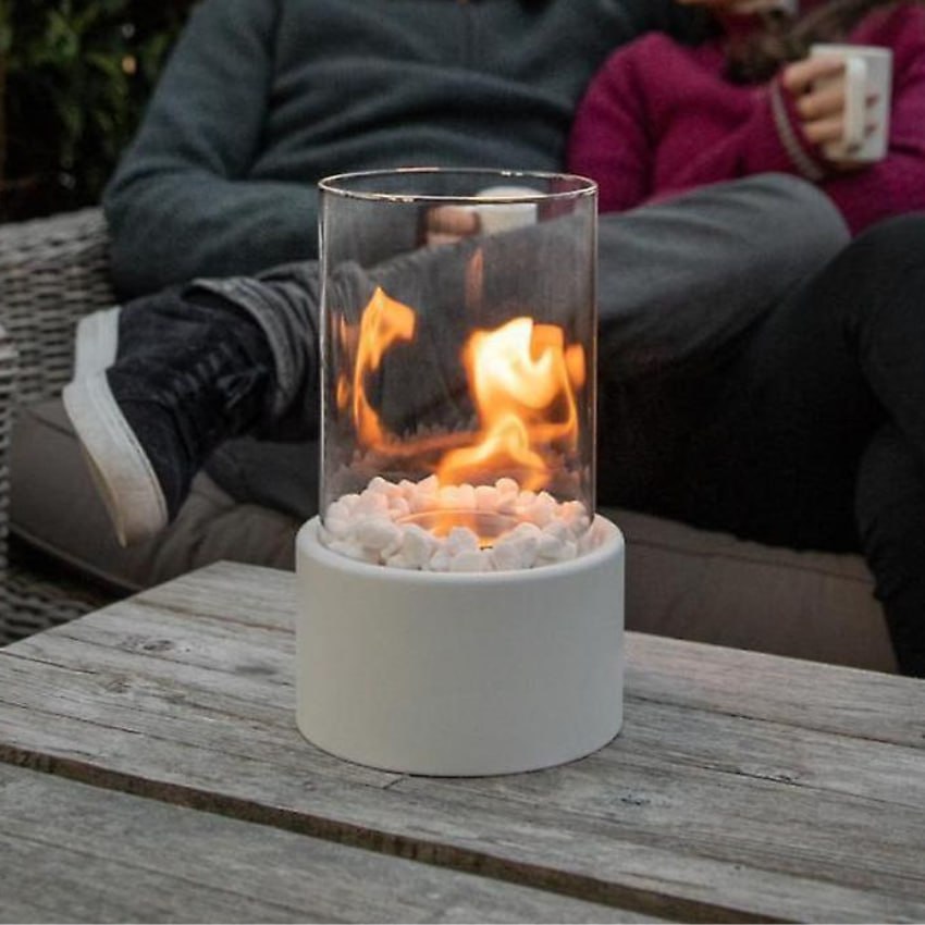 Tabletop Ethanol Fireplace Portable Indoor Smoke Free Flame Heater