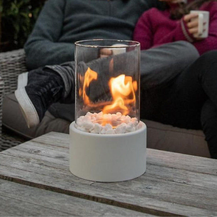 Tabletop Ethanol Fireplace Portable Indoor Smoke Free Flame Heater