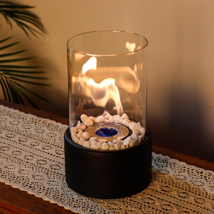 Tabletop Ethanol Fireplace Portable Indoor Smoke Free Flame Heater