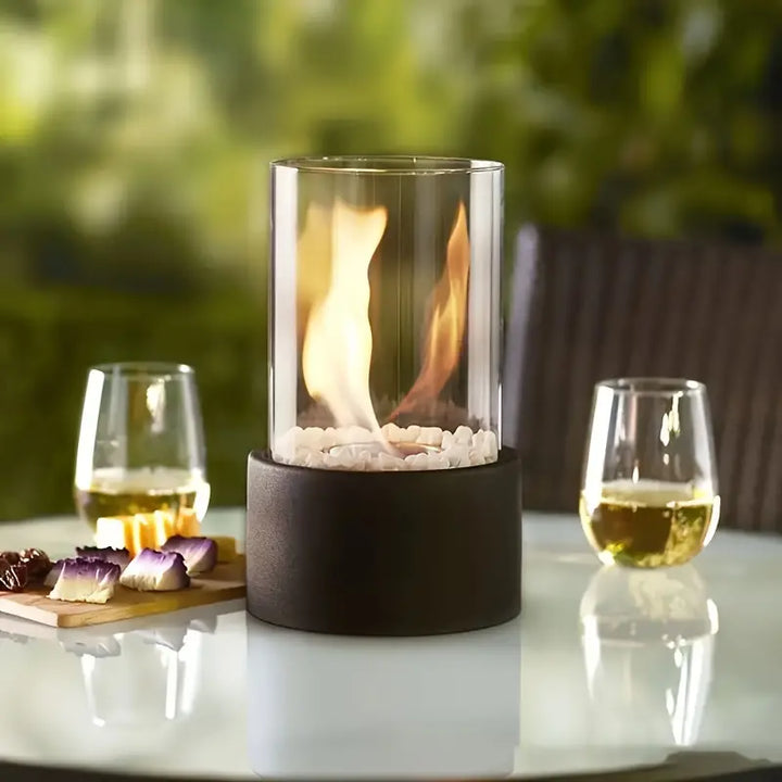 Tabletop Ethanol Fireplace Portable Indoor Smoke Free Flame Heater