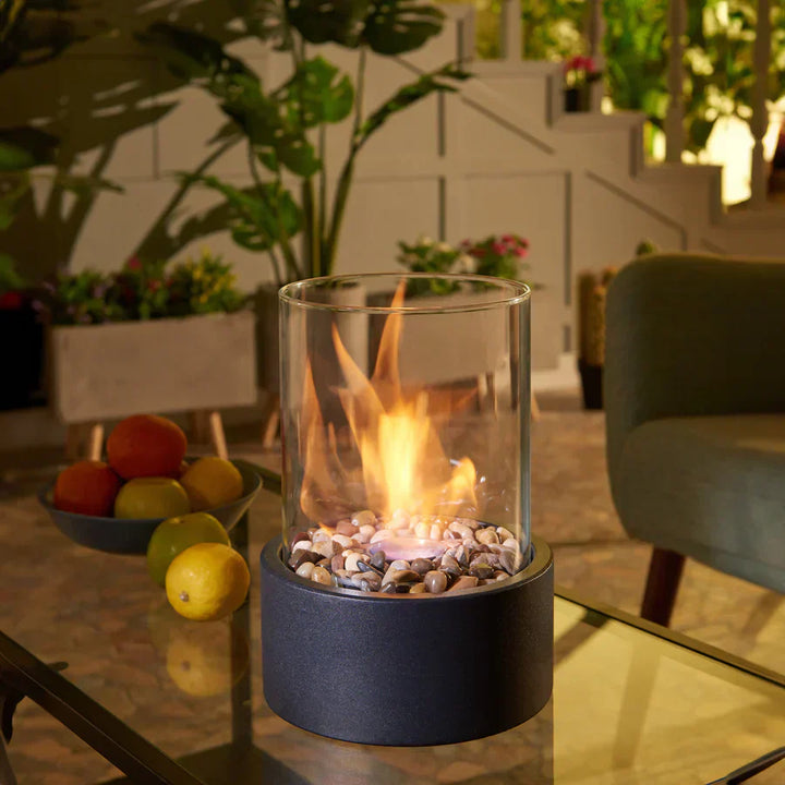 Tabletop Ethanol Fireplace Portable Indoor Smoke Free Flame Heater